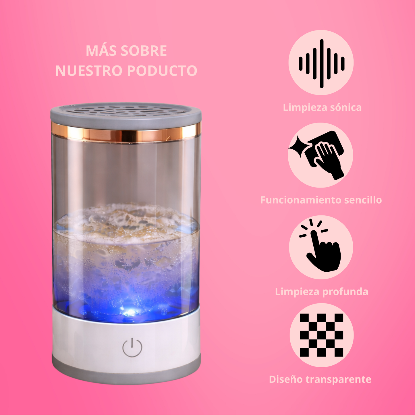 Limpiador de brochas USB